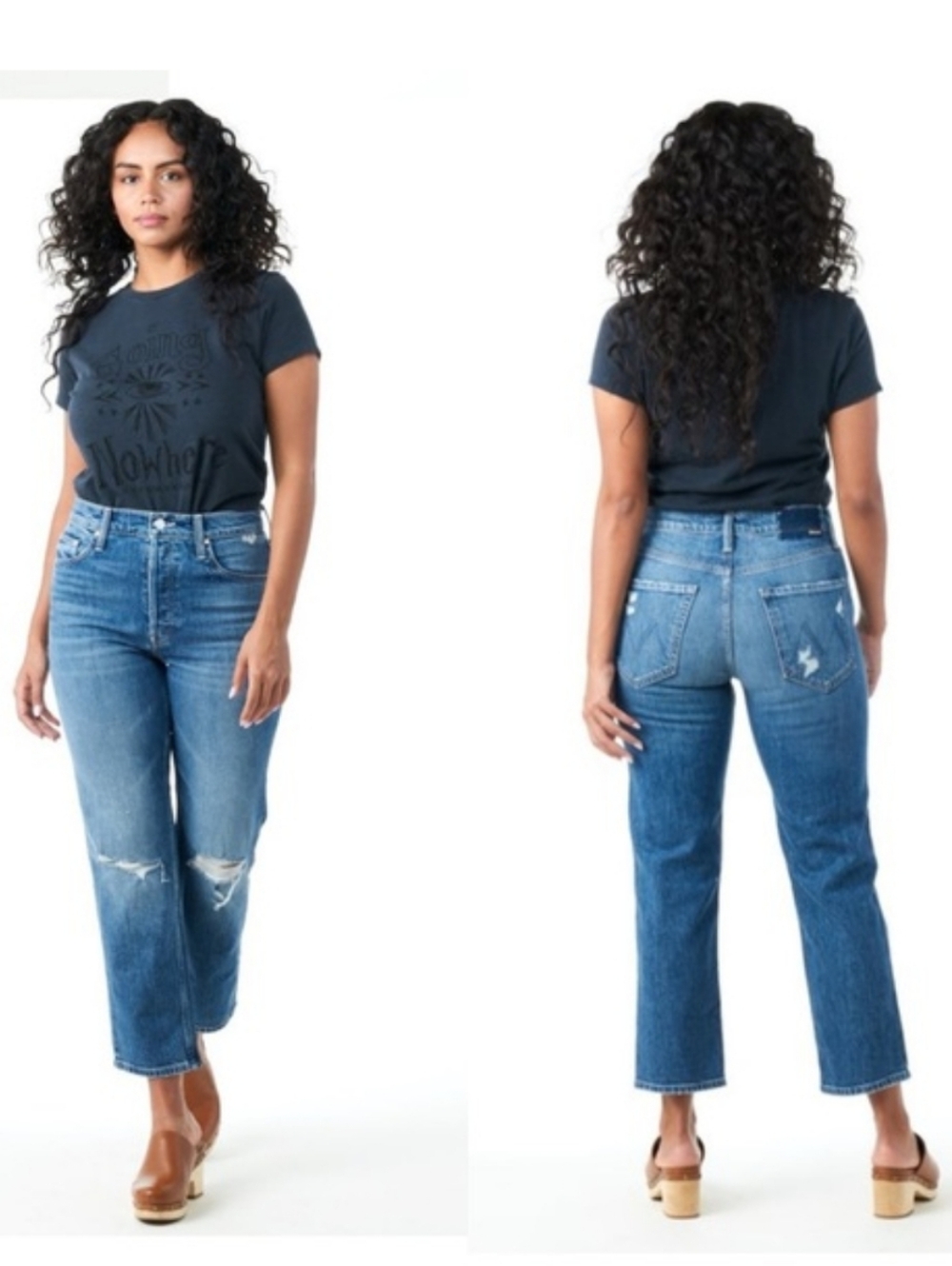 Mother Superior Jeans Women's 25 The Tomcat Playing With Scissors Distressed